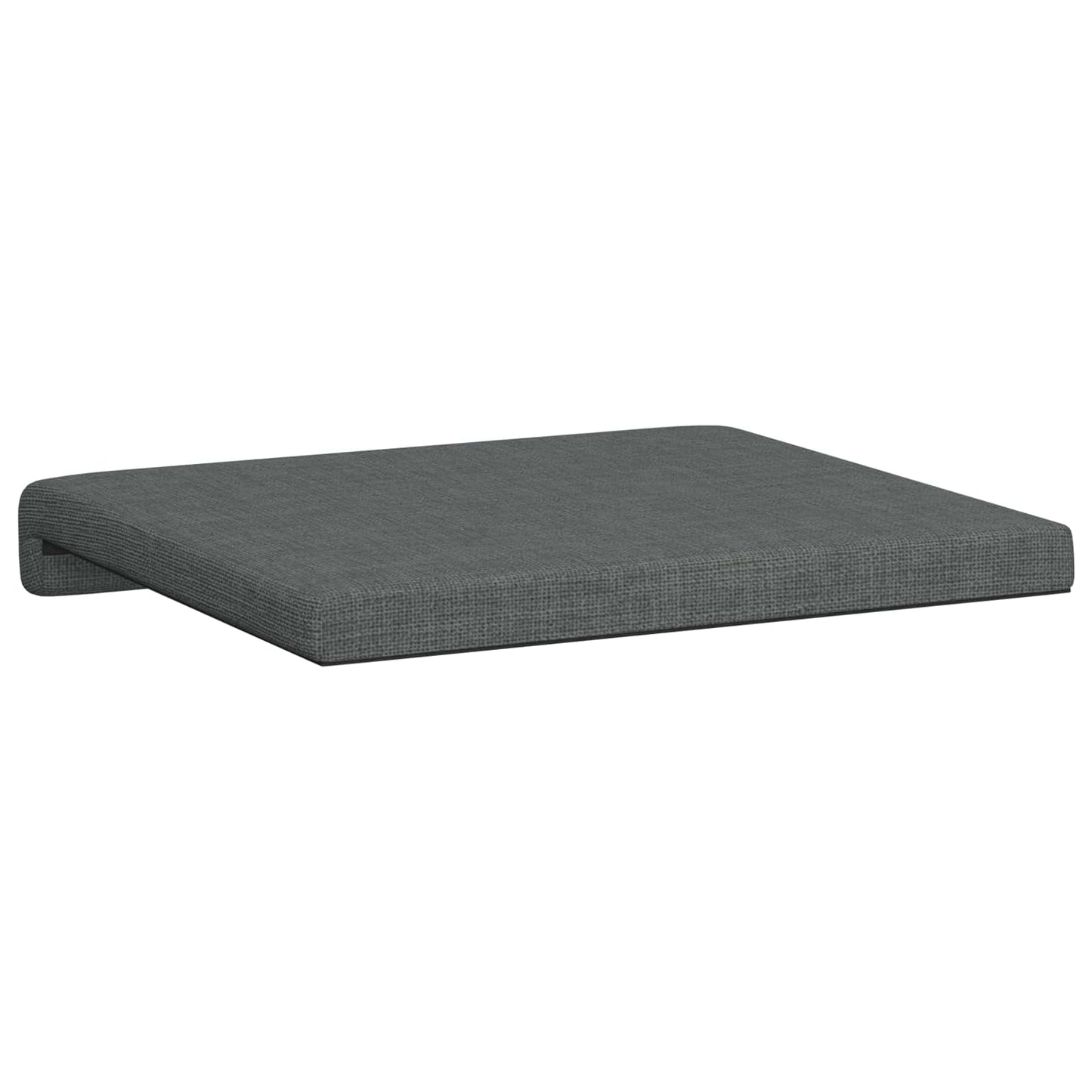 Bænkpude 4 stk. Stof Mørkegrå Dybde 35 cm