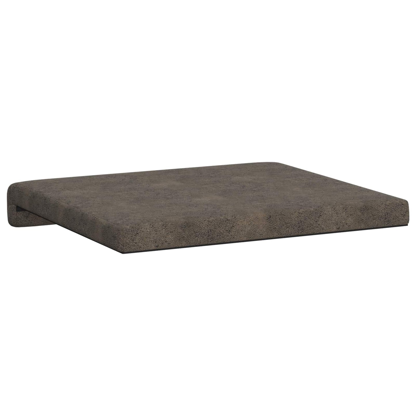 Bænkpude 4 stk. Faux suedestof Mørkegrå Dybde 35 cm