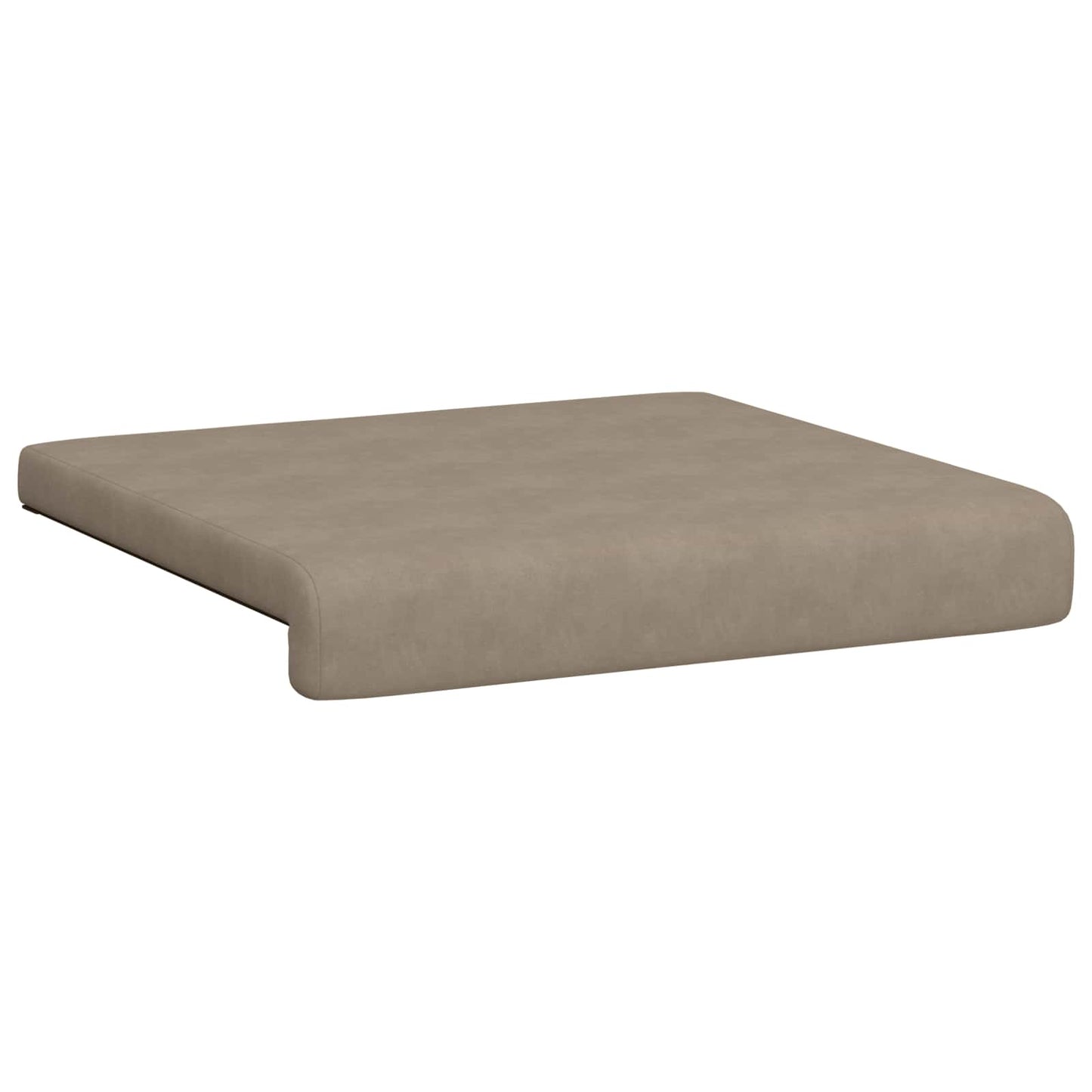 Bænkpude 4 stk. Microfiber Gråbrun Dybde 35 cm