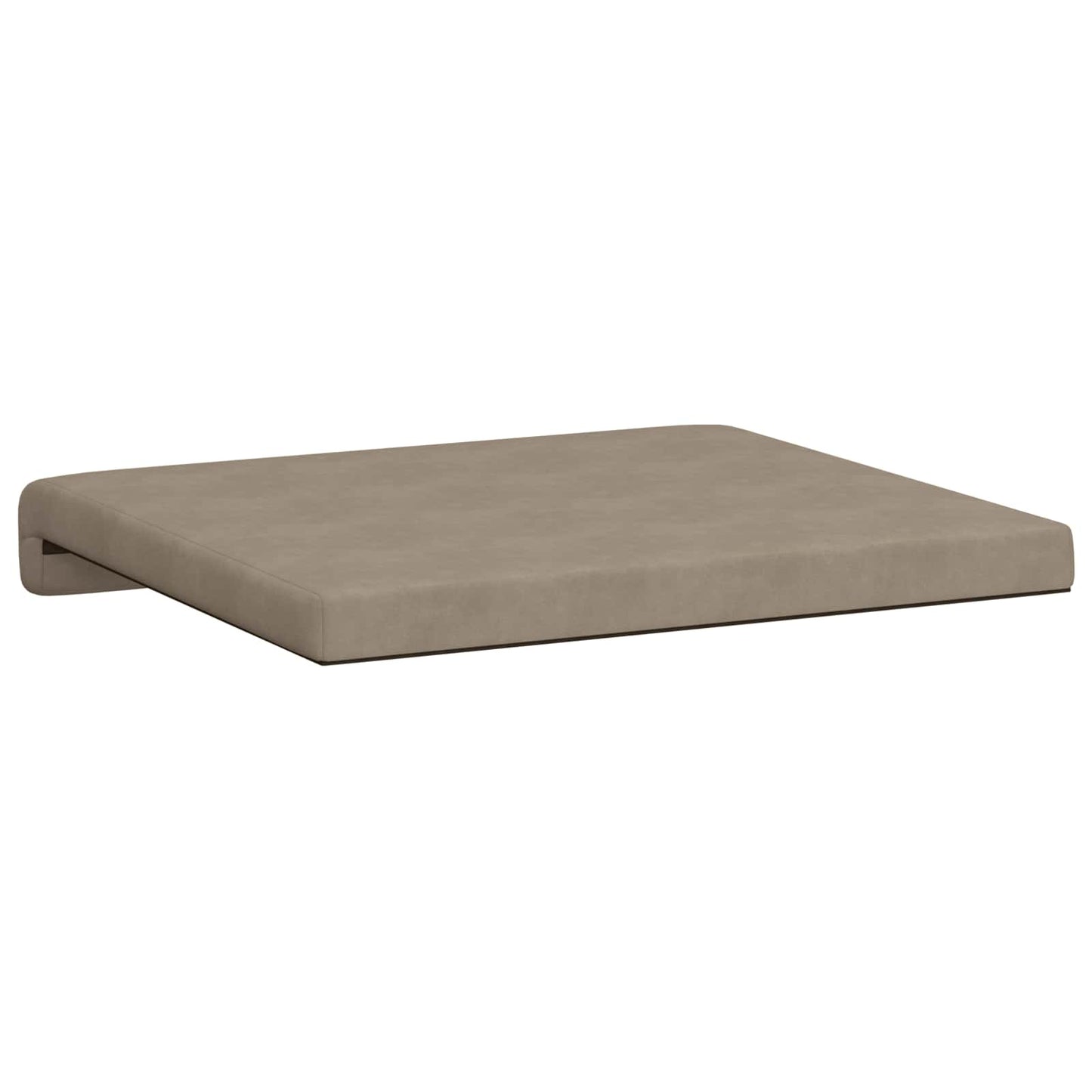 Bænkpude 4 stk. Microfiber Gråbrun Dybde 35 cm