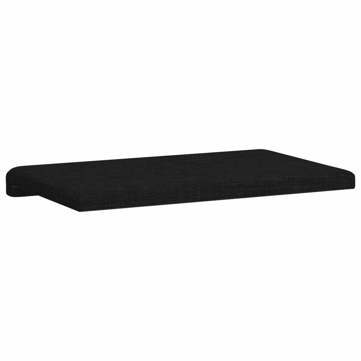Bænkpude Stof Sort Dybde 35 cm