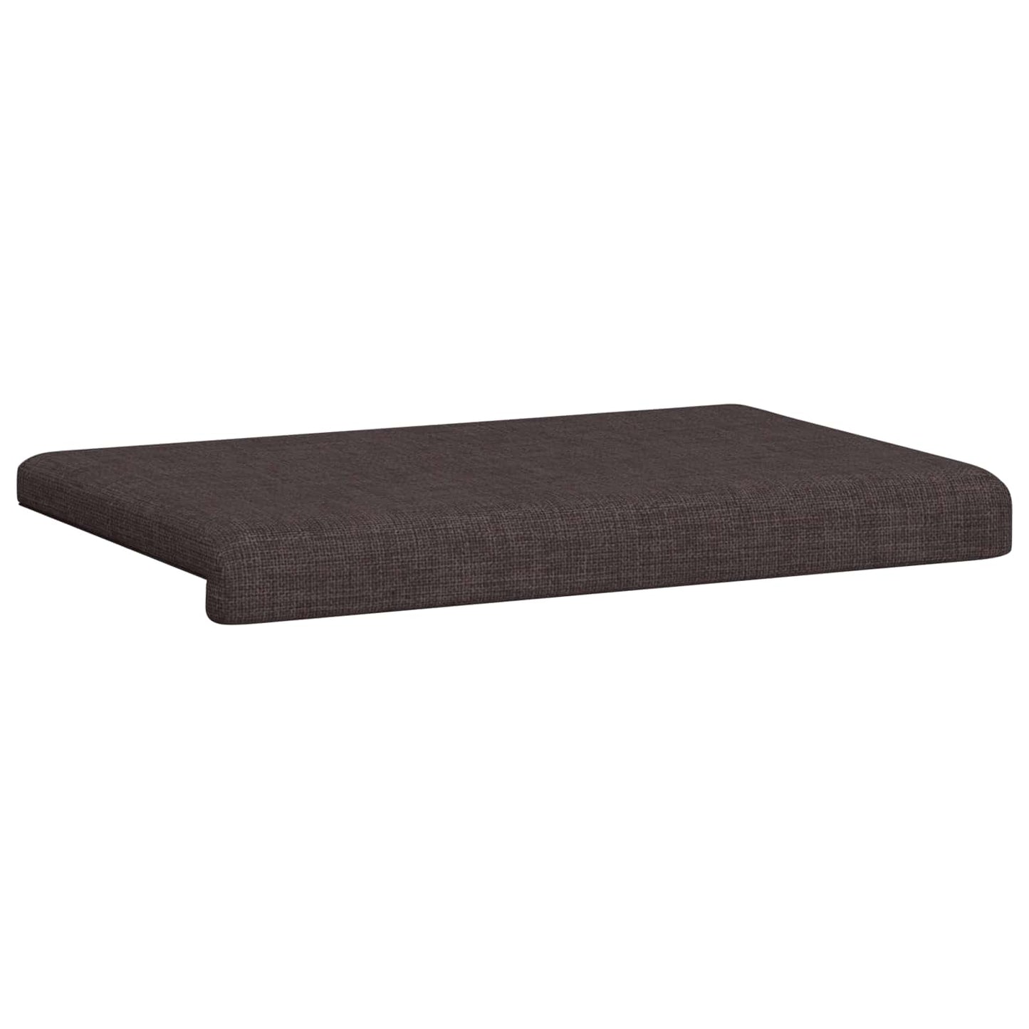 Bænkpude Stof Mørk Brun Dybde 35 cm