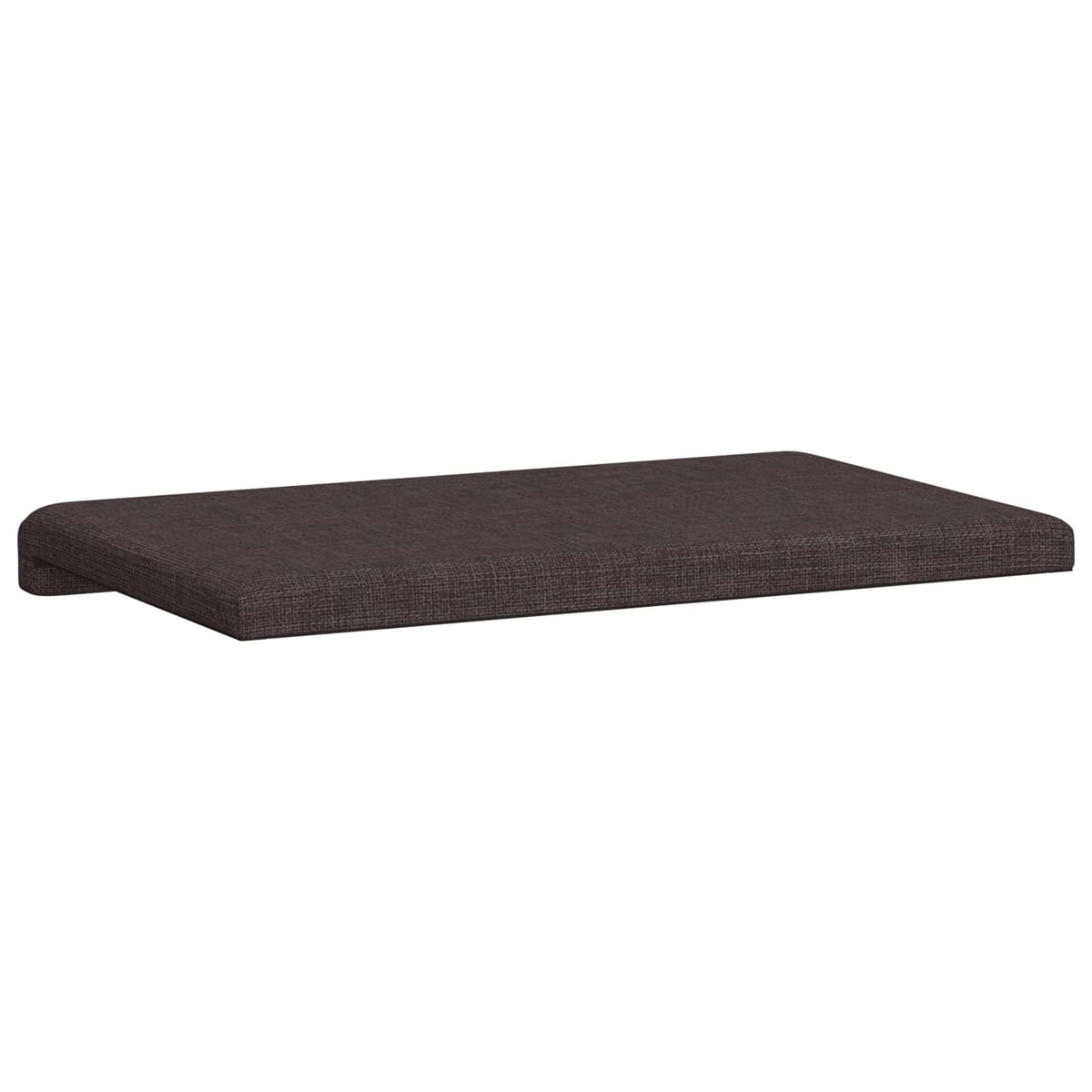 Bænkpude Stof Mørk Brun Dybde 35 cm