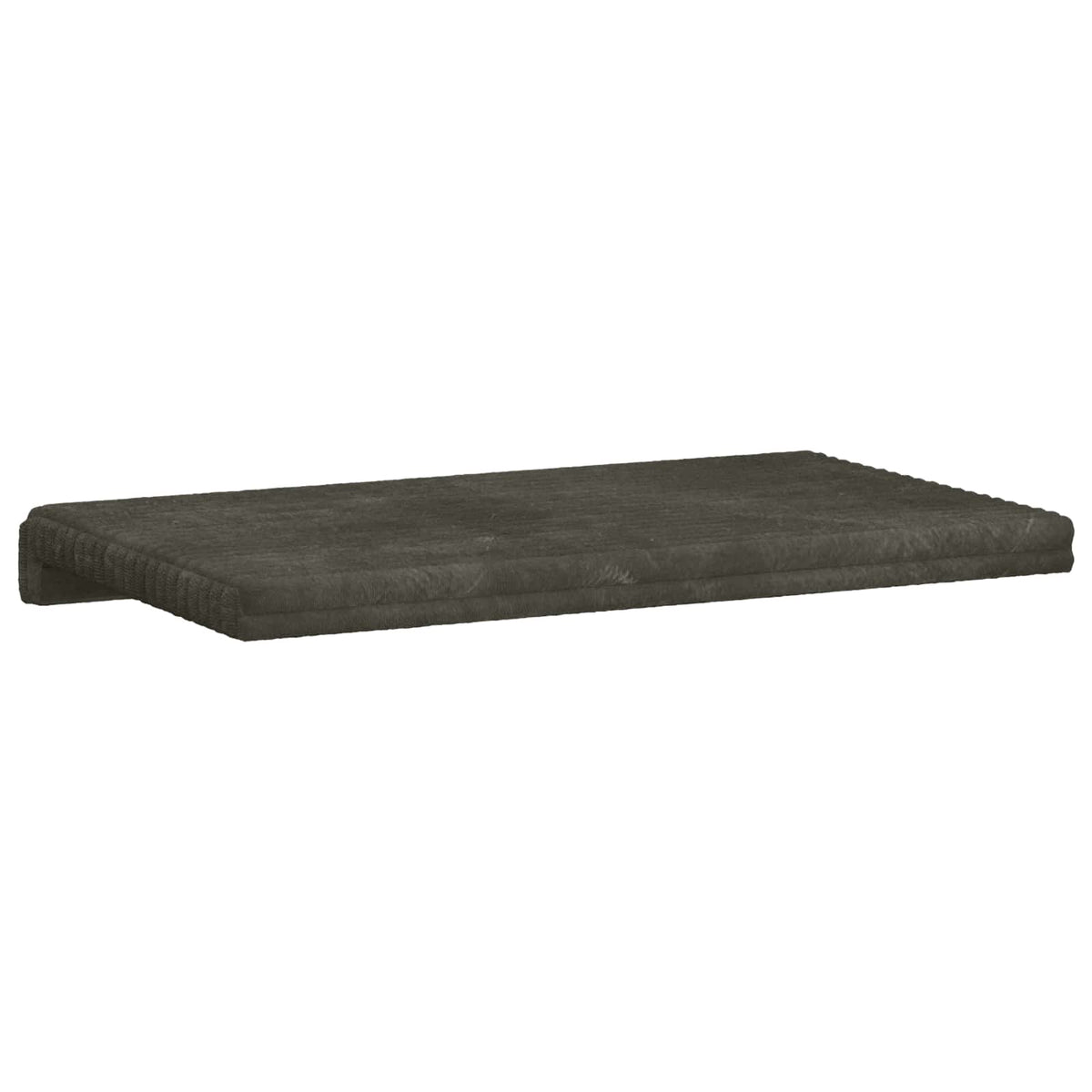 Bænkpude Plush Corduroy Antracit Dybde 35 cm