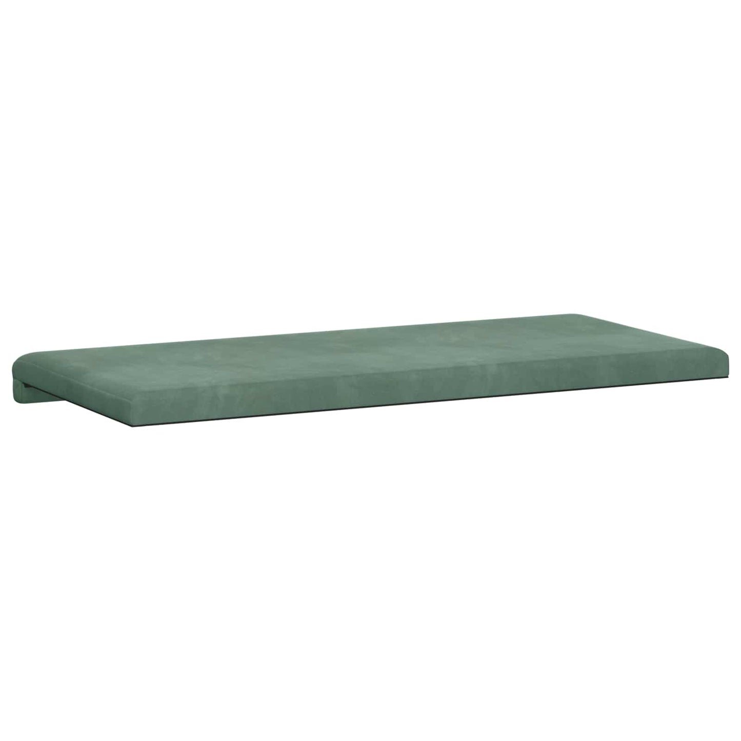 Bænkpude Fløjl Havgrøn Dybde 35 cm