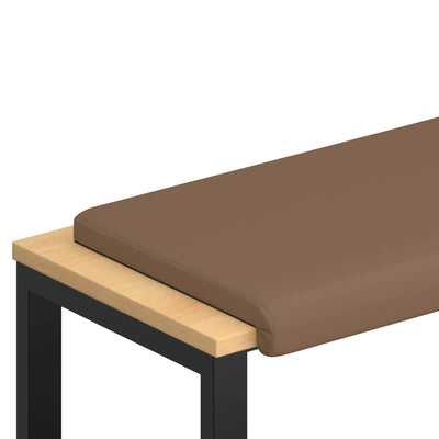 Bænkpude Kunstlæder Cappuccino Dybde 35 cm