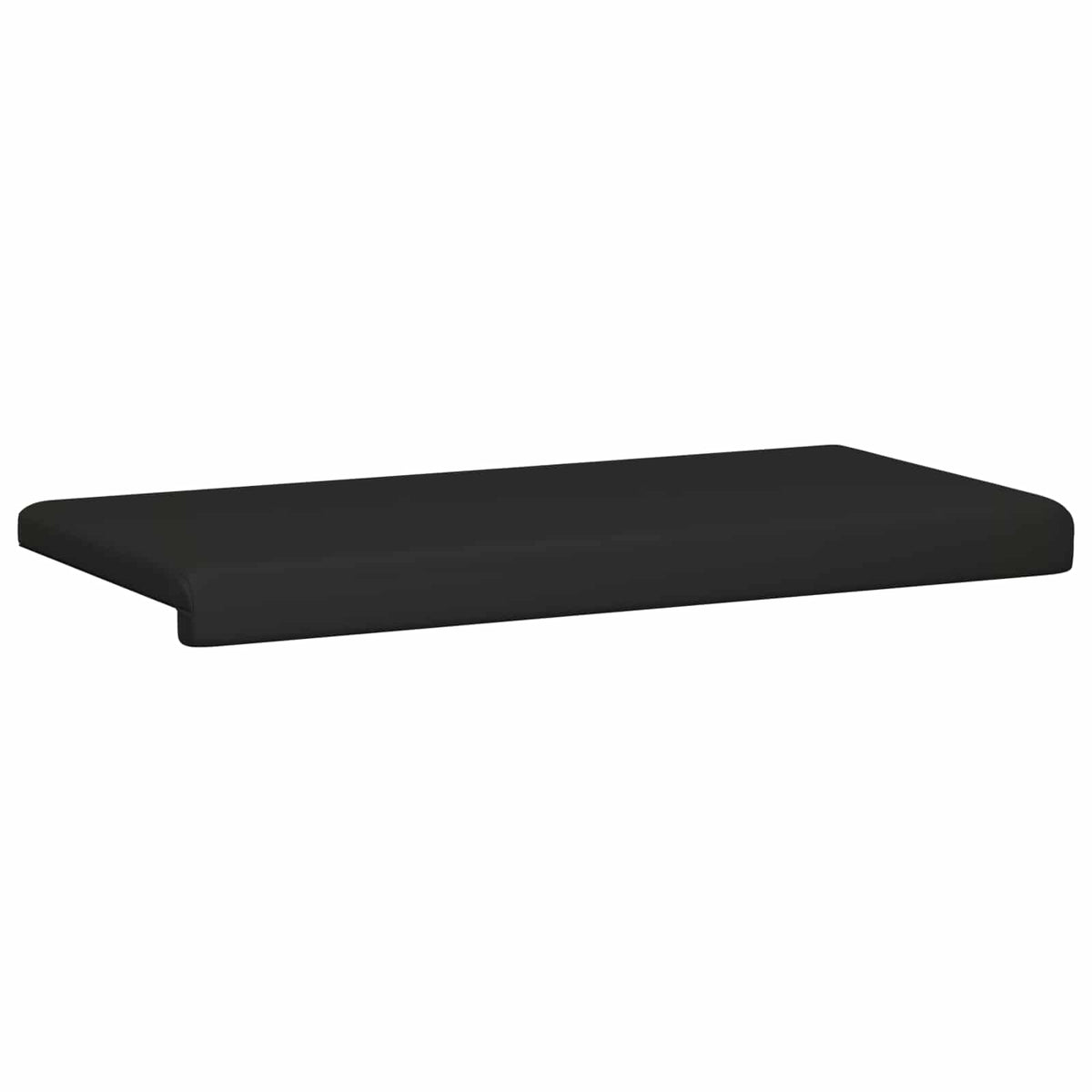 Bænkpude Kunstlæder Sort Dybde 35 cm