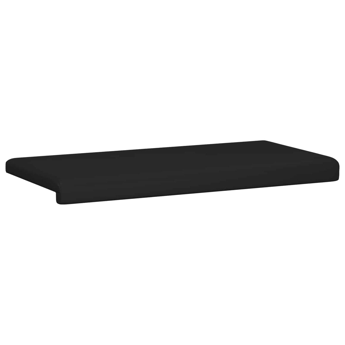 Bænkpude Kunstlæder Sort Dybde 35 cm