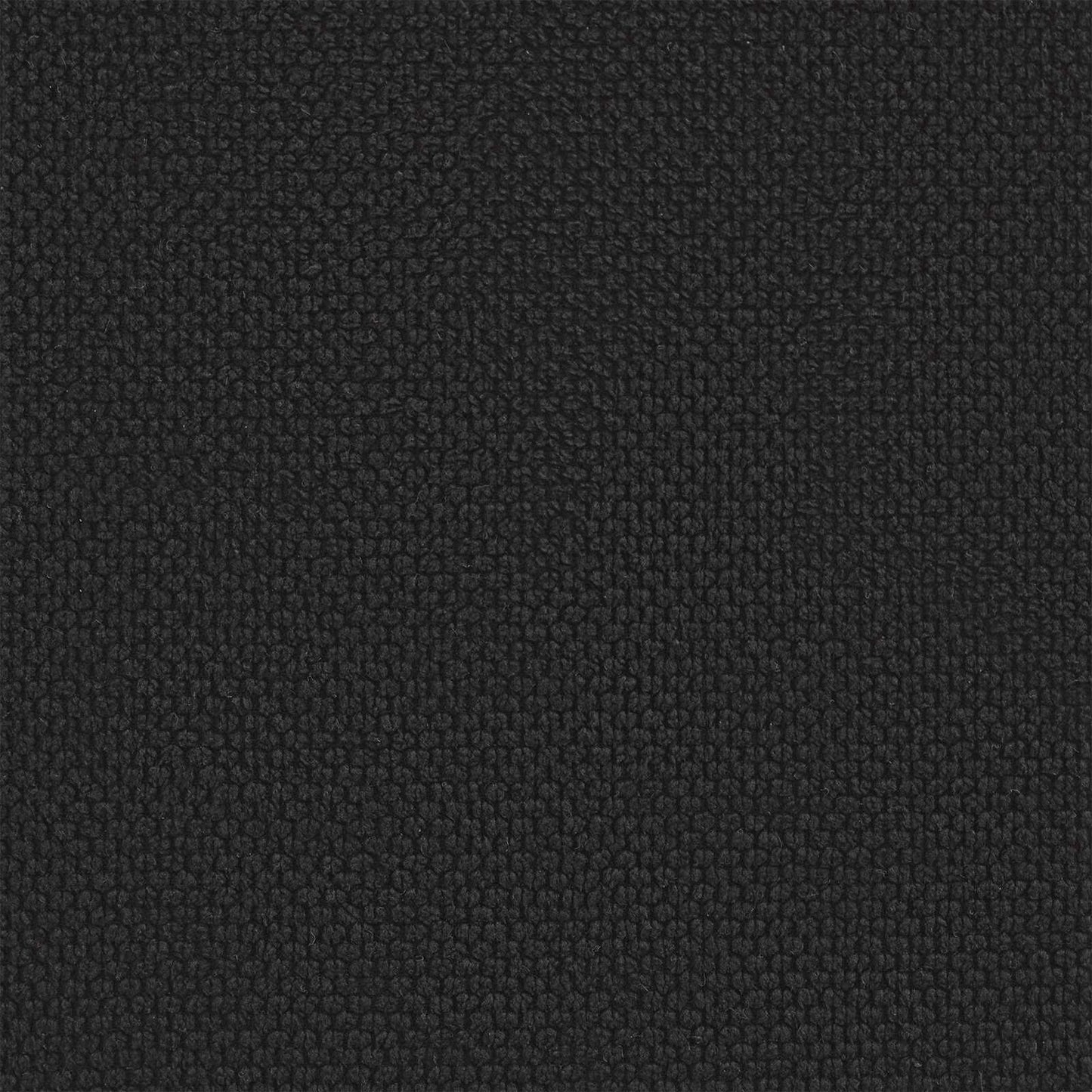 Bænkpude Textureret Velour Sort Dybde 35 cm