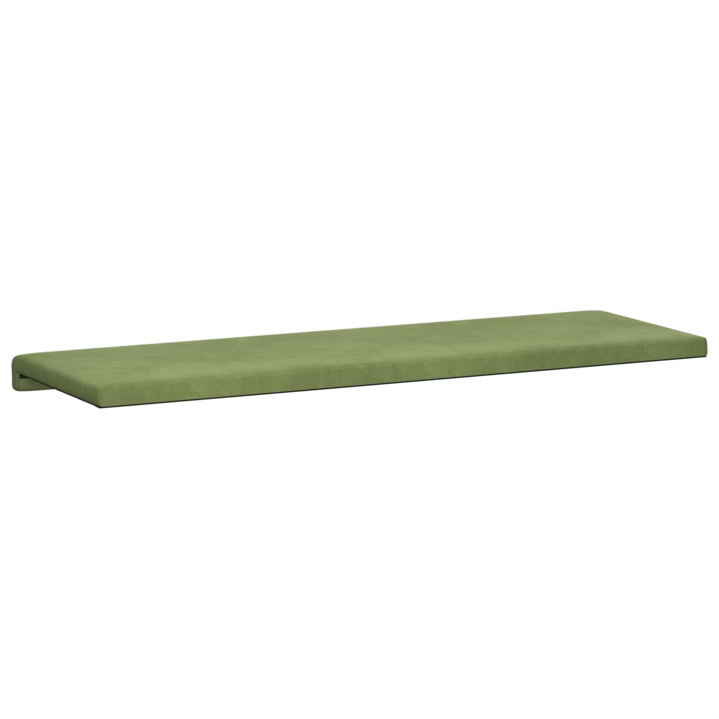 Bænkpude Fløjl Lys grøn Dybde 35 cm