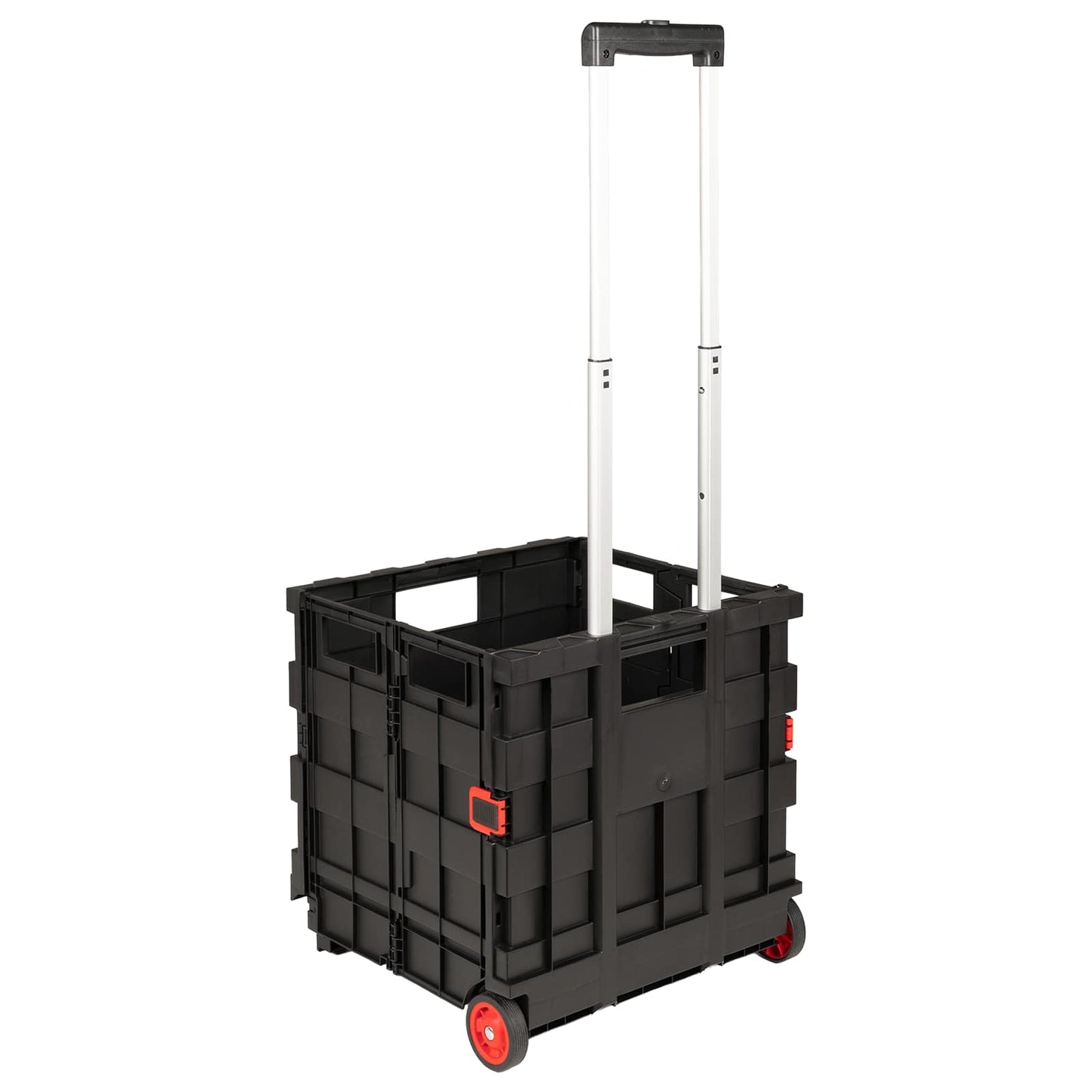 Vogn Sort og rød 35 x 39 x 92 cm PP og Elastomer