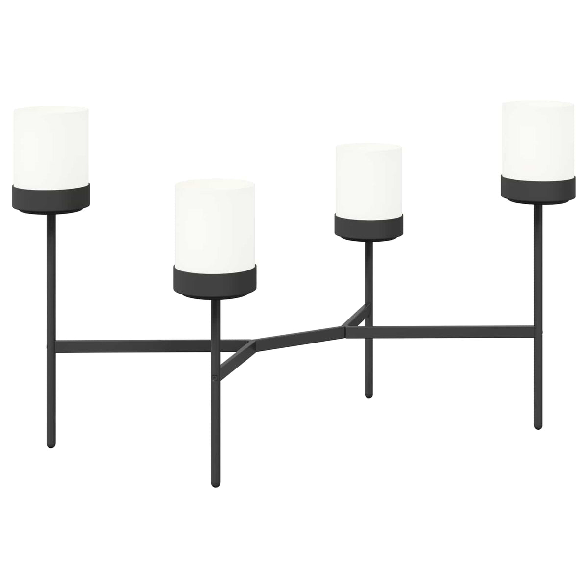 Blomst Stativ Hvid 125 x 55 x 81 cm PP og stål