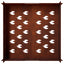 Bålsted Rusten 60 x 60 x 30 cm Cortenstål