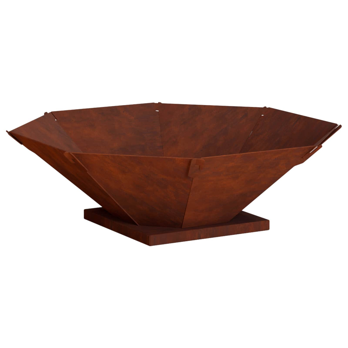 Bålsted Rusten 50 x 50 x 15,5 cm Cortenstål