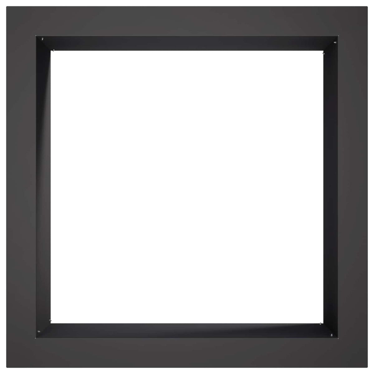 Bålplade ring Sort 90 x 90 x 25 cm Stål