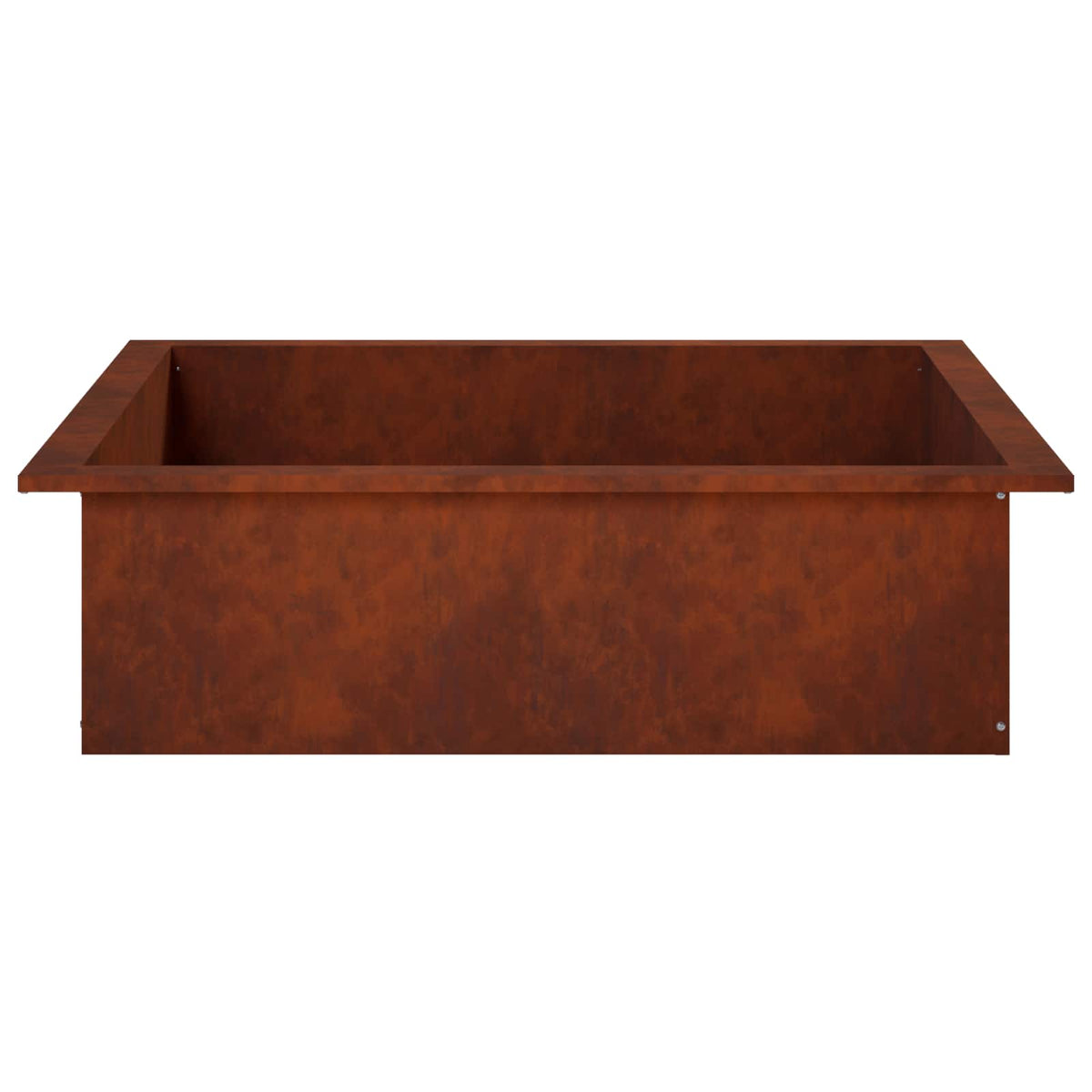 Bålplade ring Rusten 90 x 90 x 25 cm Cortenstål