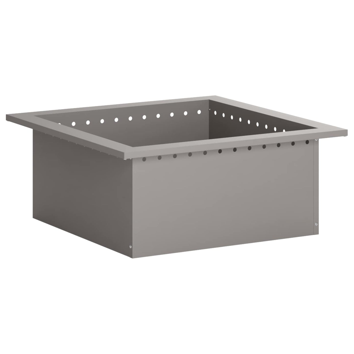 Bålplade ring Rusten 60 x 60 x 25 cm Cortenstål