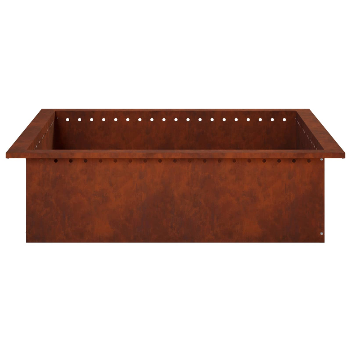 Bålplade ring Rusten 90 x 90 x 25 cm Cortenstål
