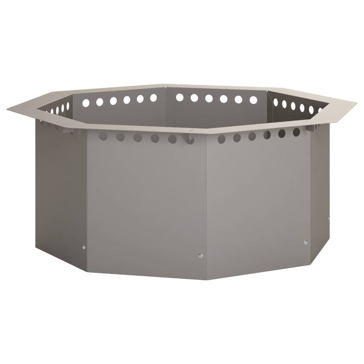 Bålplade ring Rusten 60 x 60 x 25 cm Cortenstål