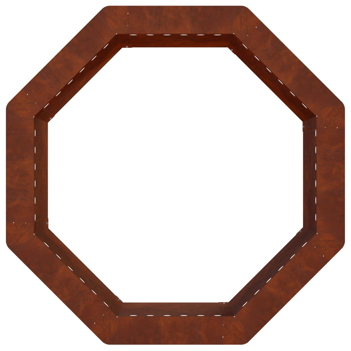 Bålplade ring Rusten 60 x 60 x 25 cm Cortenstål