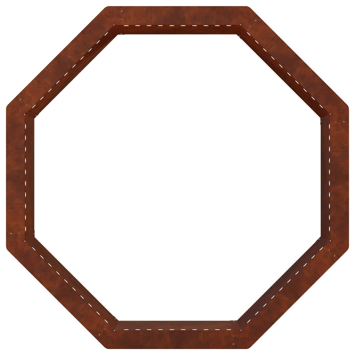 Bålplade ring Rusten 80 x 80 x 25 cm Cortenstål