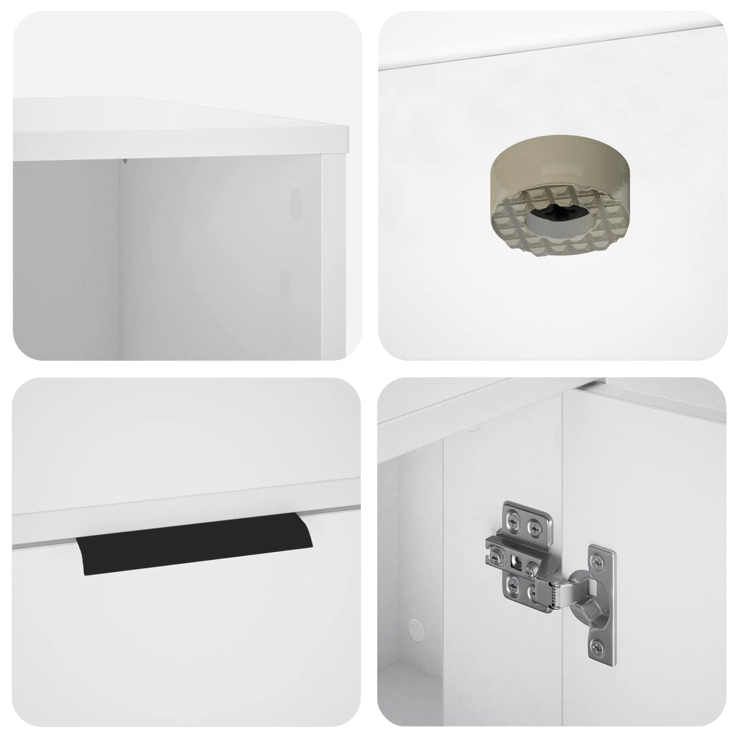 Kattebur møbel Hvid 100 x 49 x 45 cm Konstrueret træ