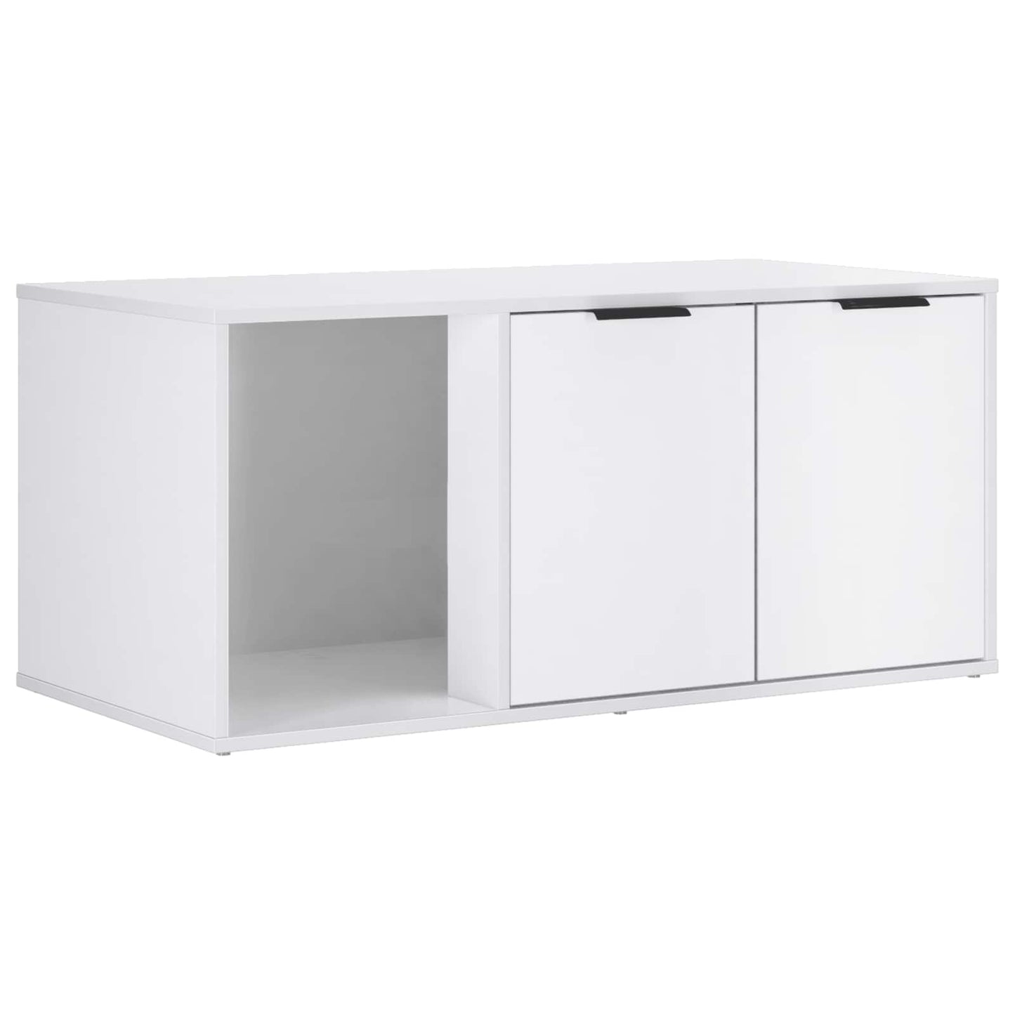 Kattebur møbel Hvid 100 x 49 x 45 cm Konstrueret træ