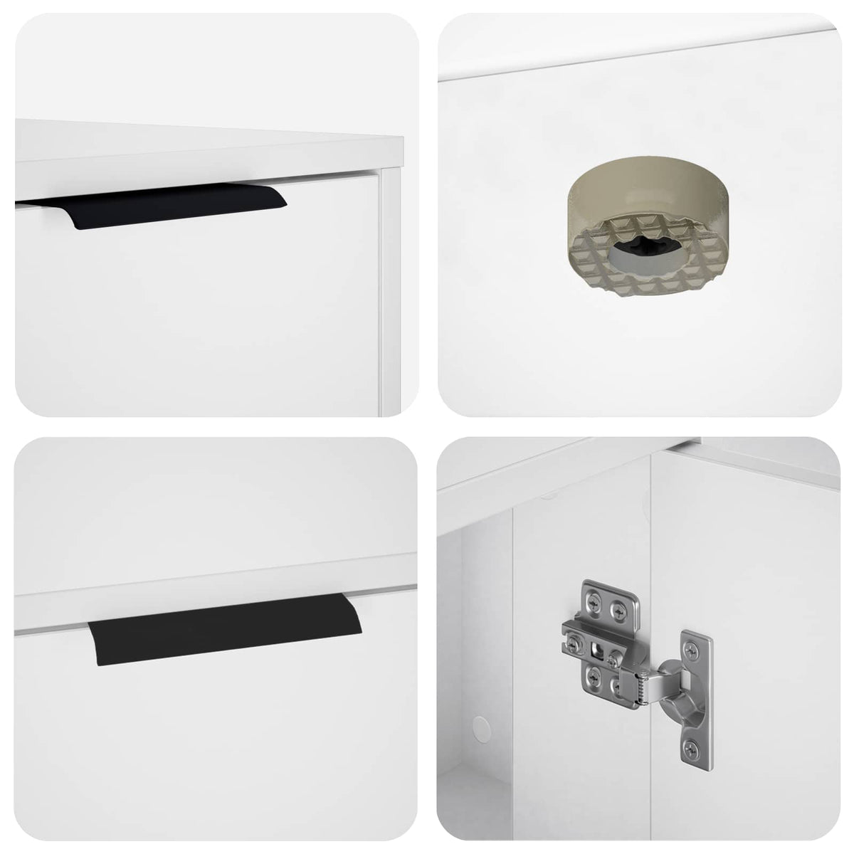 Kattebur møbel Hvid 100 x 49 x 45 cm Konstrueret træ