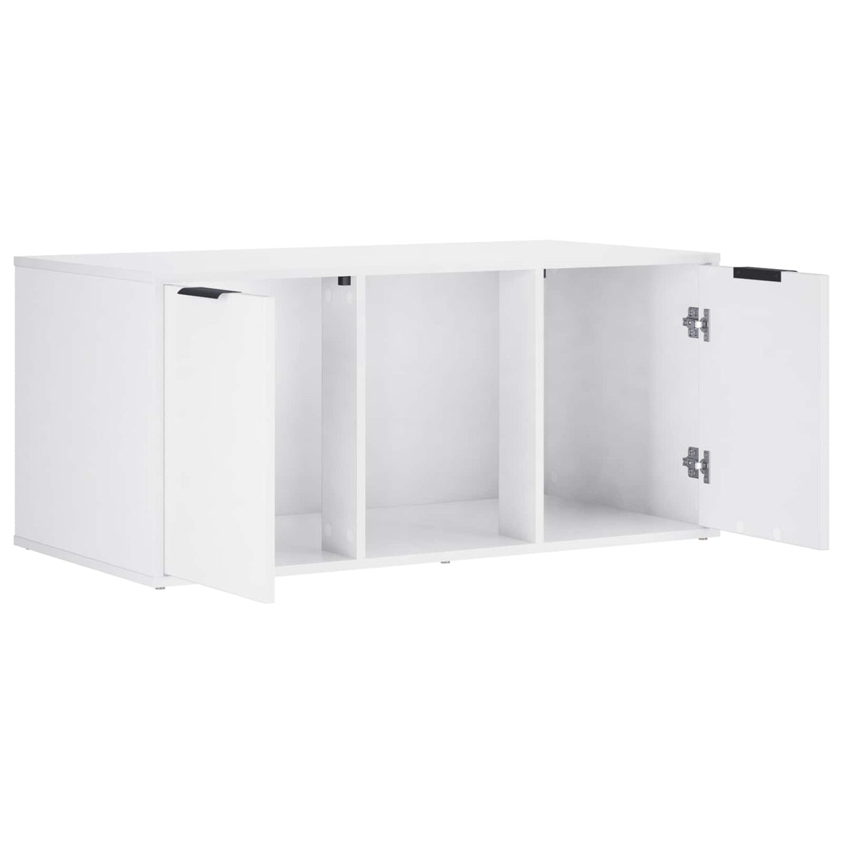 Kattebur møbel Hvid 100 x 49 x 45 cm Konstrueret træ