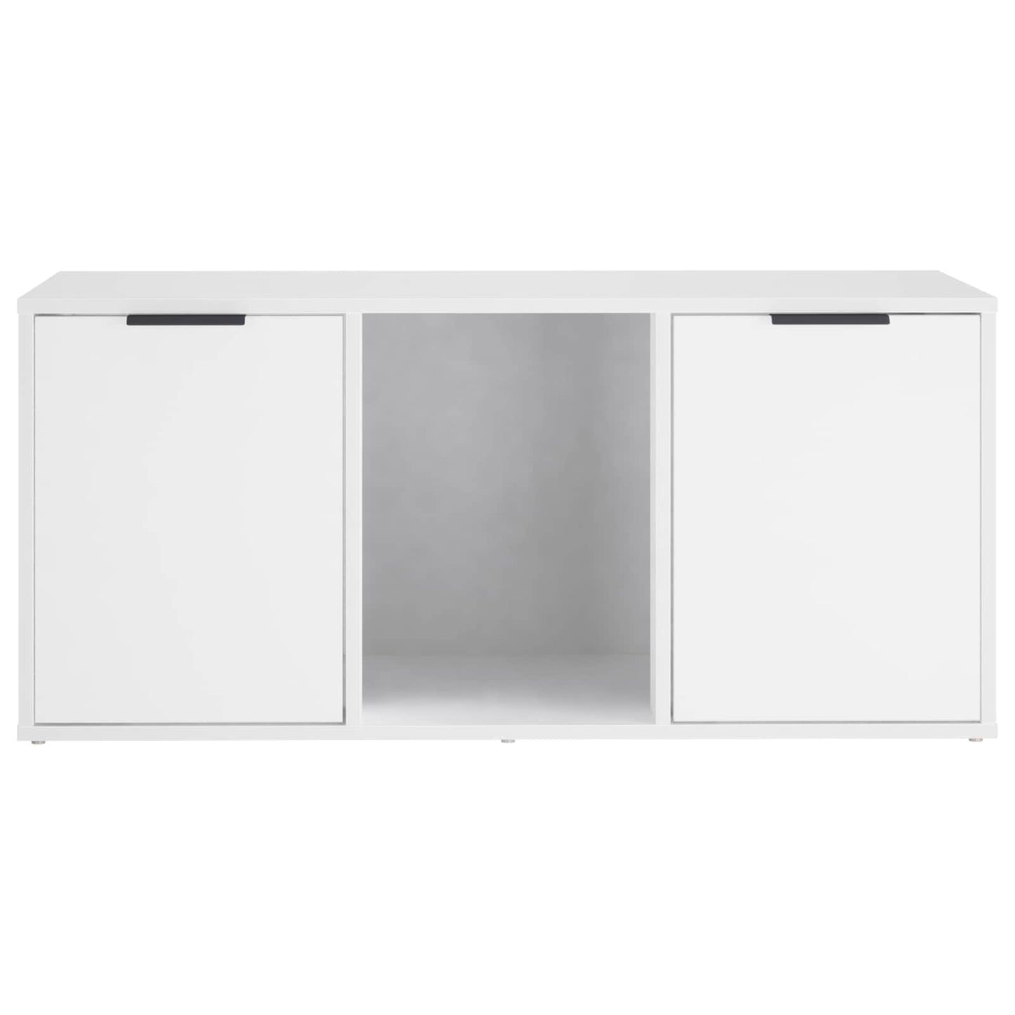Kattebur møbel Hvid 100 x 49 x 45 cm Konstrueret træ