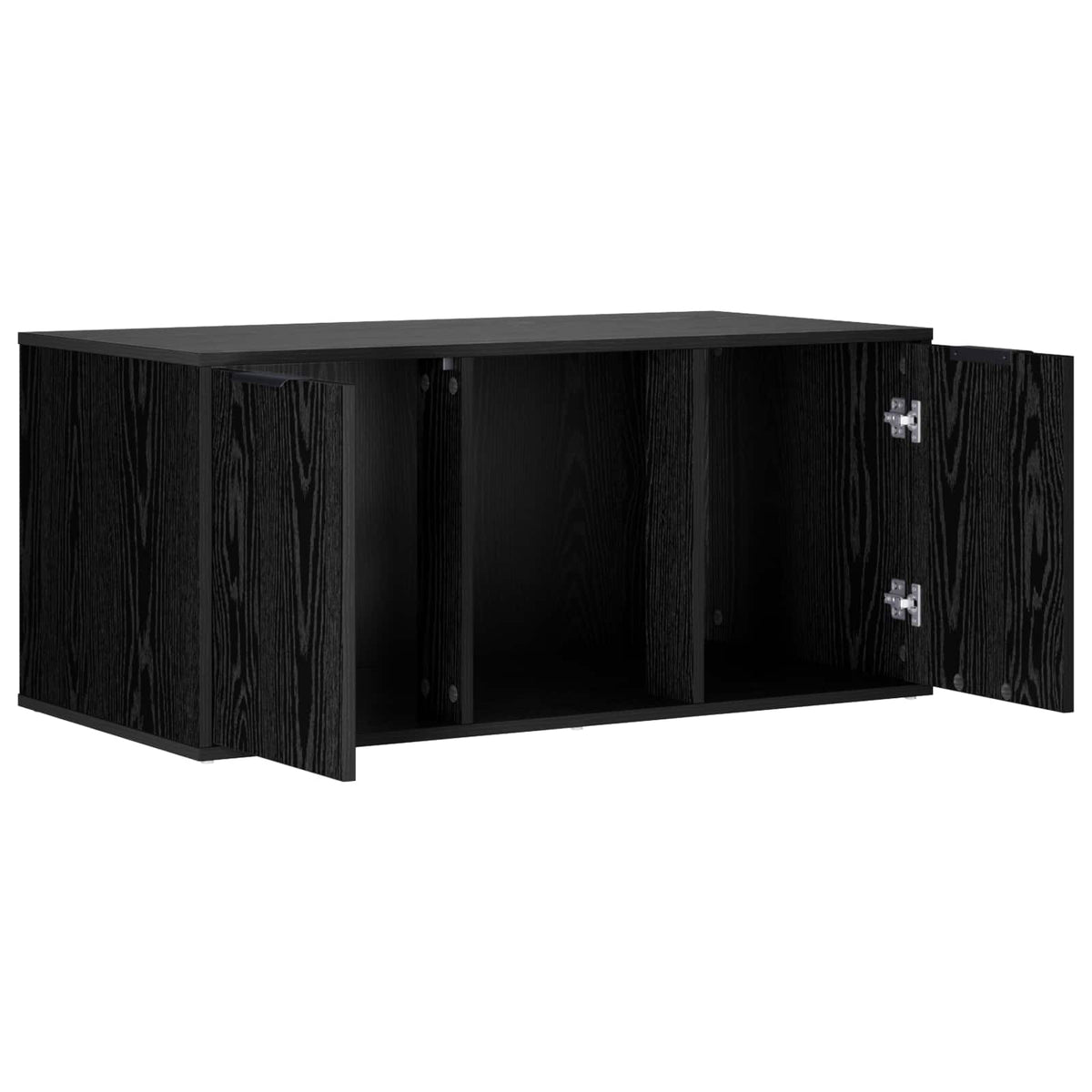 Kattebur møbel Sort eg 100 x 49 x 45 cm Konstrueret træ