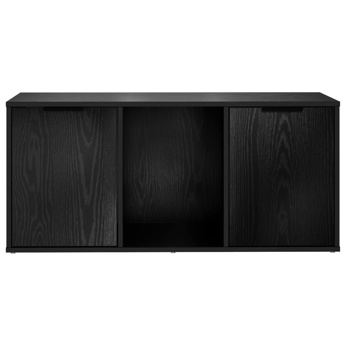 Kattebur møbel Sort eg 100 x 49 x 45 cm Konstrueret træ