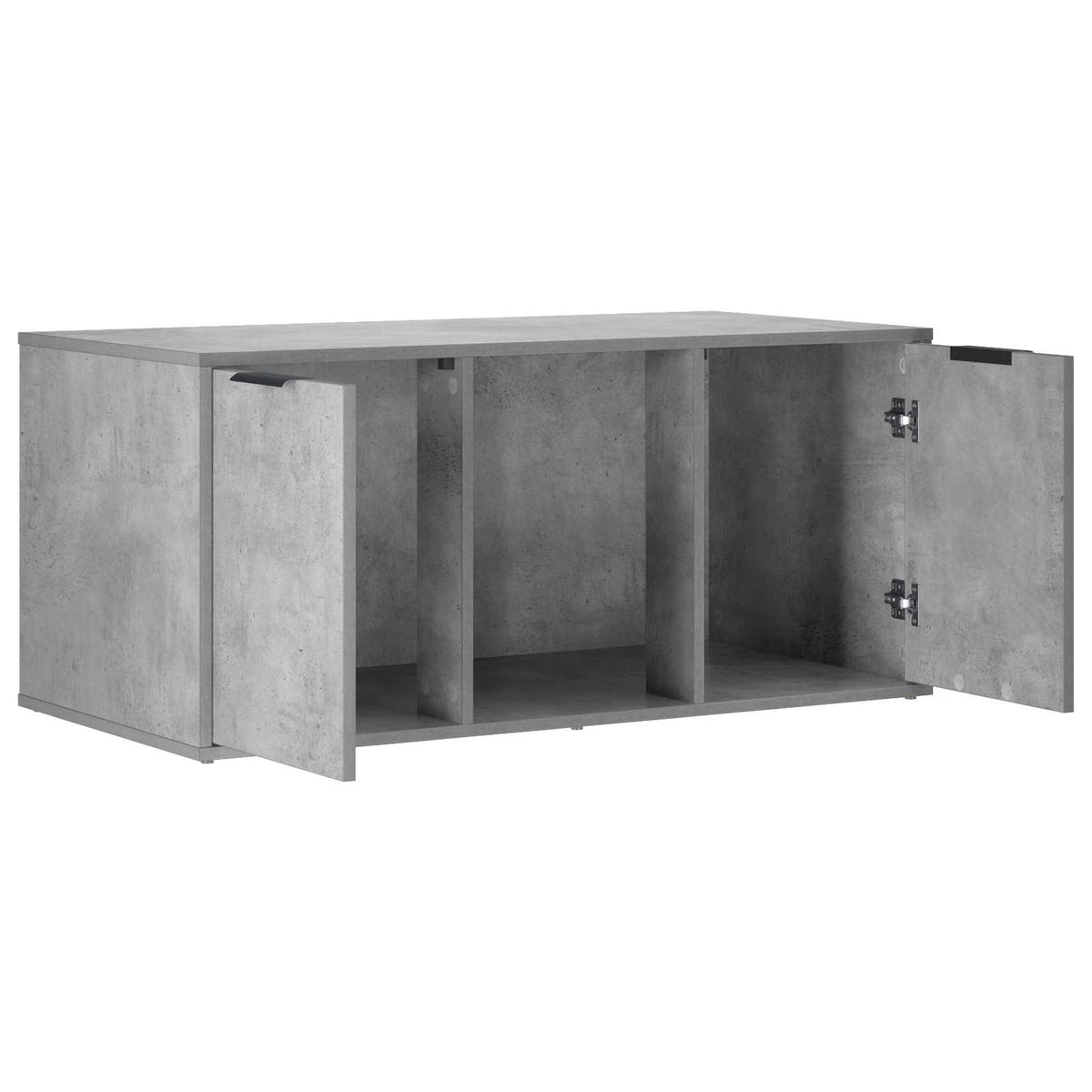 Kattebur møbel Betongrå 100 x 49 x 45 cm Konstrueret træ