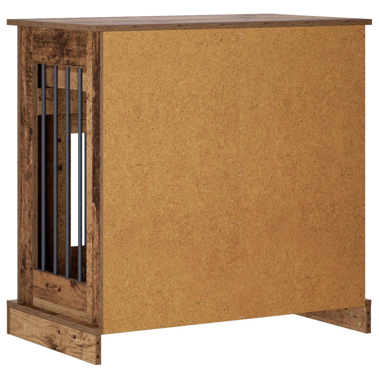 Hundekasse møbel Gammelt træ 80 x 47,5 x 80 cm Konstrueret træ