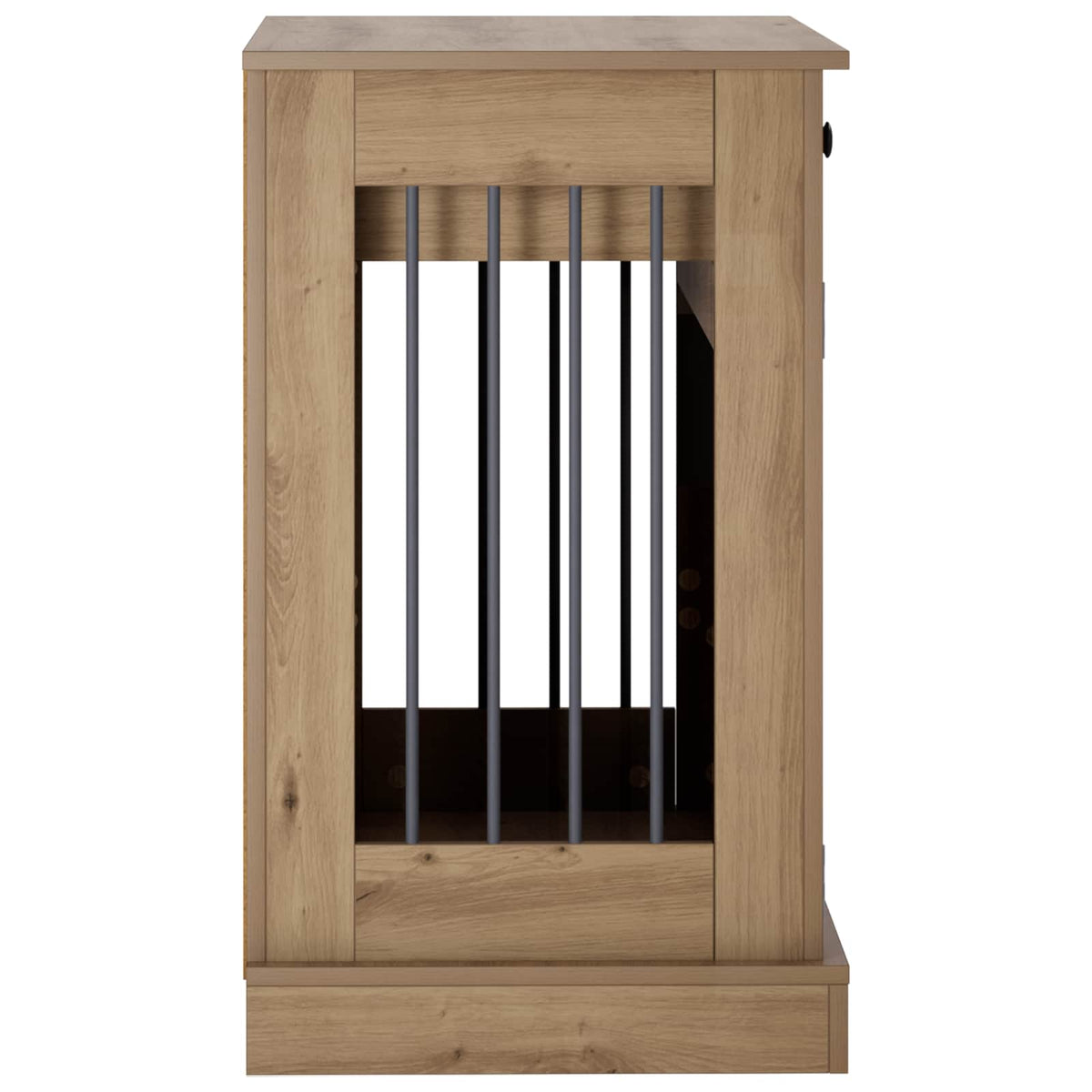 Hundekasse møbel Artisan-eg 80 x 47,5 x 80 cm Konstrueret træ