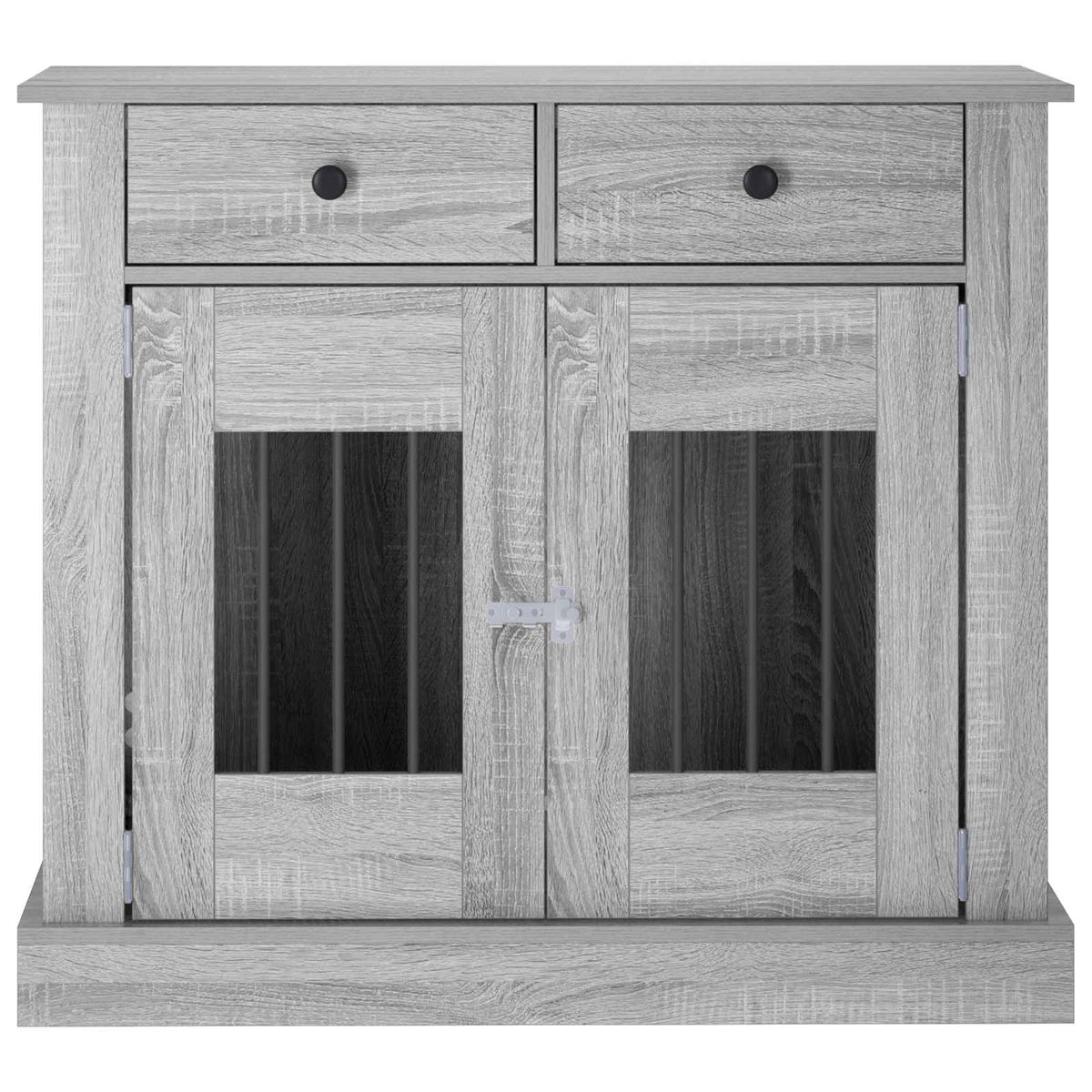 Hundekasse møbel Grå Sonoma 90 x 47,5 x 80 cm Konstrueret træ