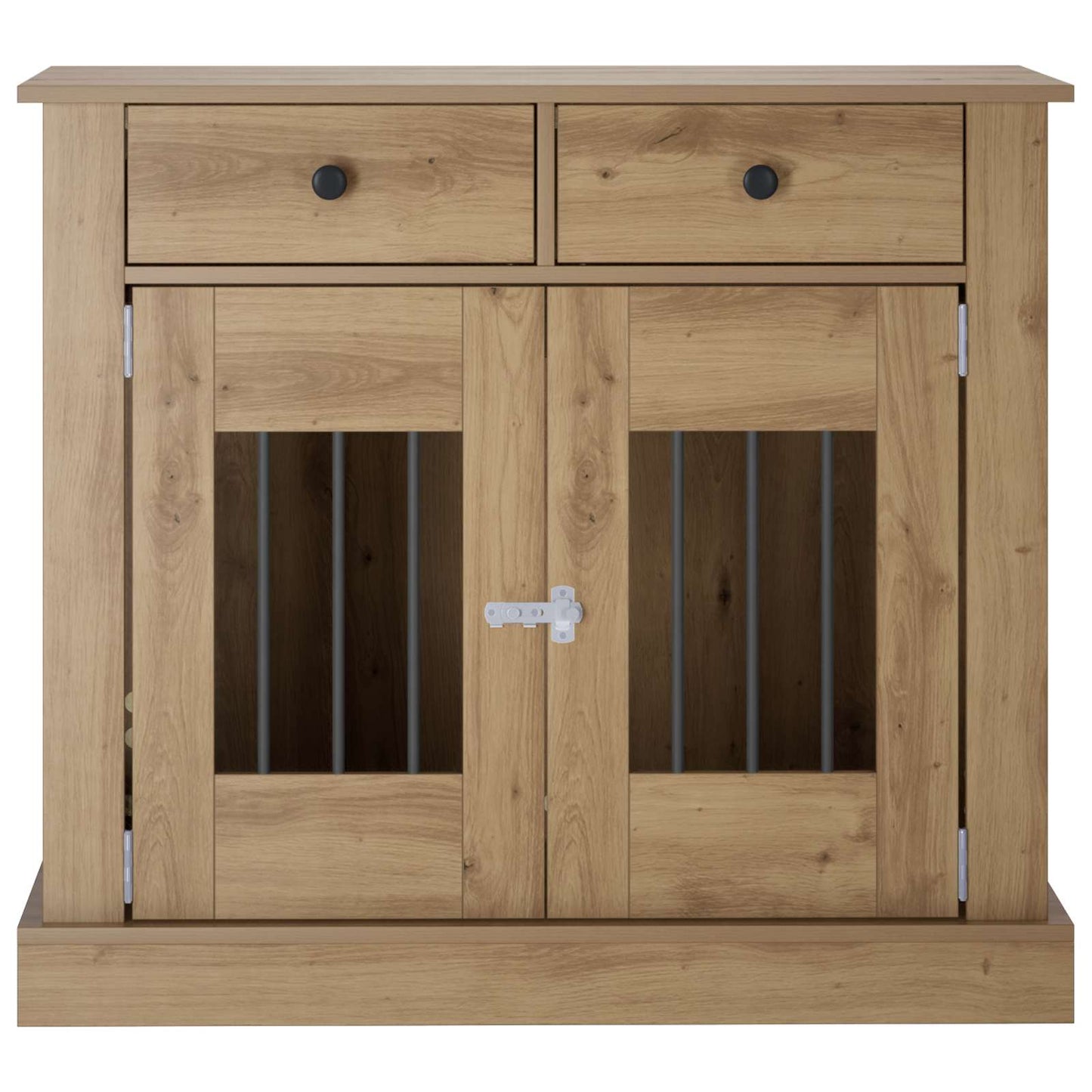 Hundekasse møbel Artisan-eg 90 x 47,5 x 80 cm Konstrueret træ