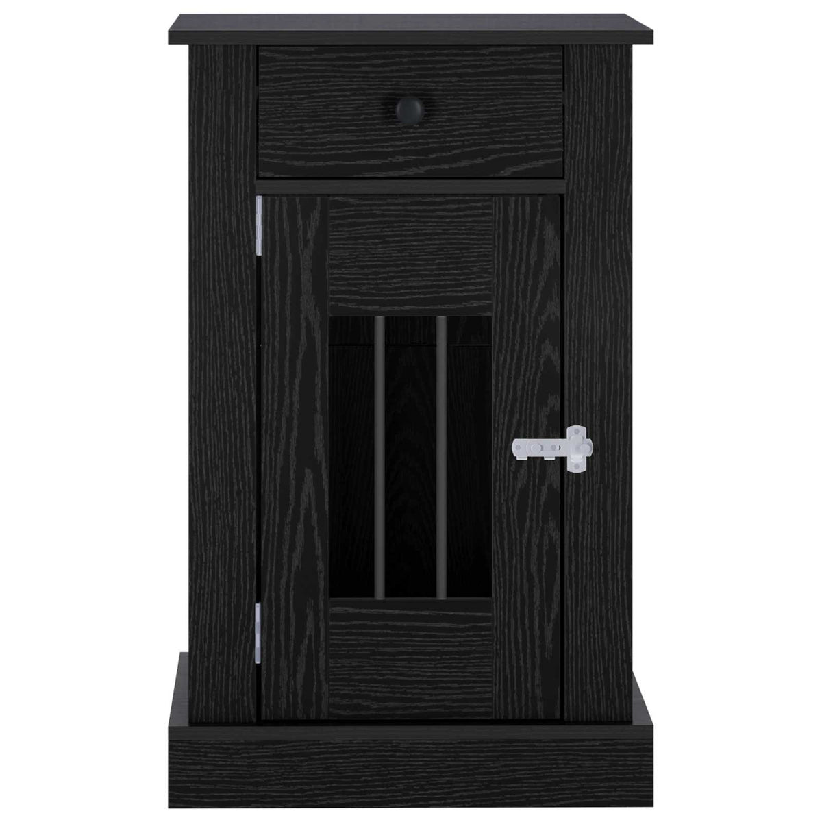 Hundekasse møbel Sort eg 50 x 47,5 x 80 cm Konstrueret træ