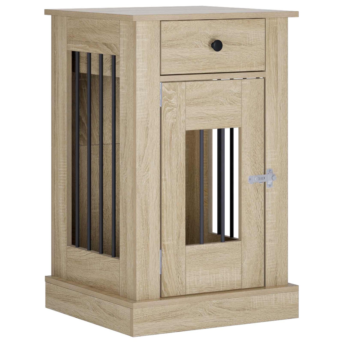Hundekasse møbel Sonoma-eg 50 x 47,5 x 80 cm Konstrueret træ