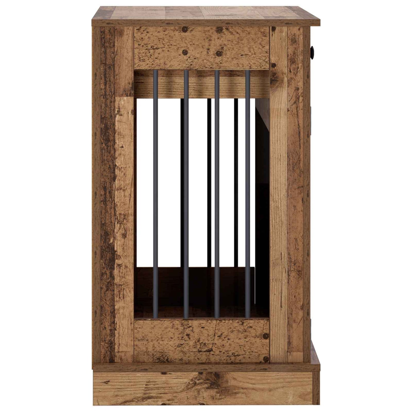 Hundekasse møbel Gammelt træ 50 x 47,5 x 80 cm Konstrueret træ