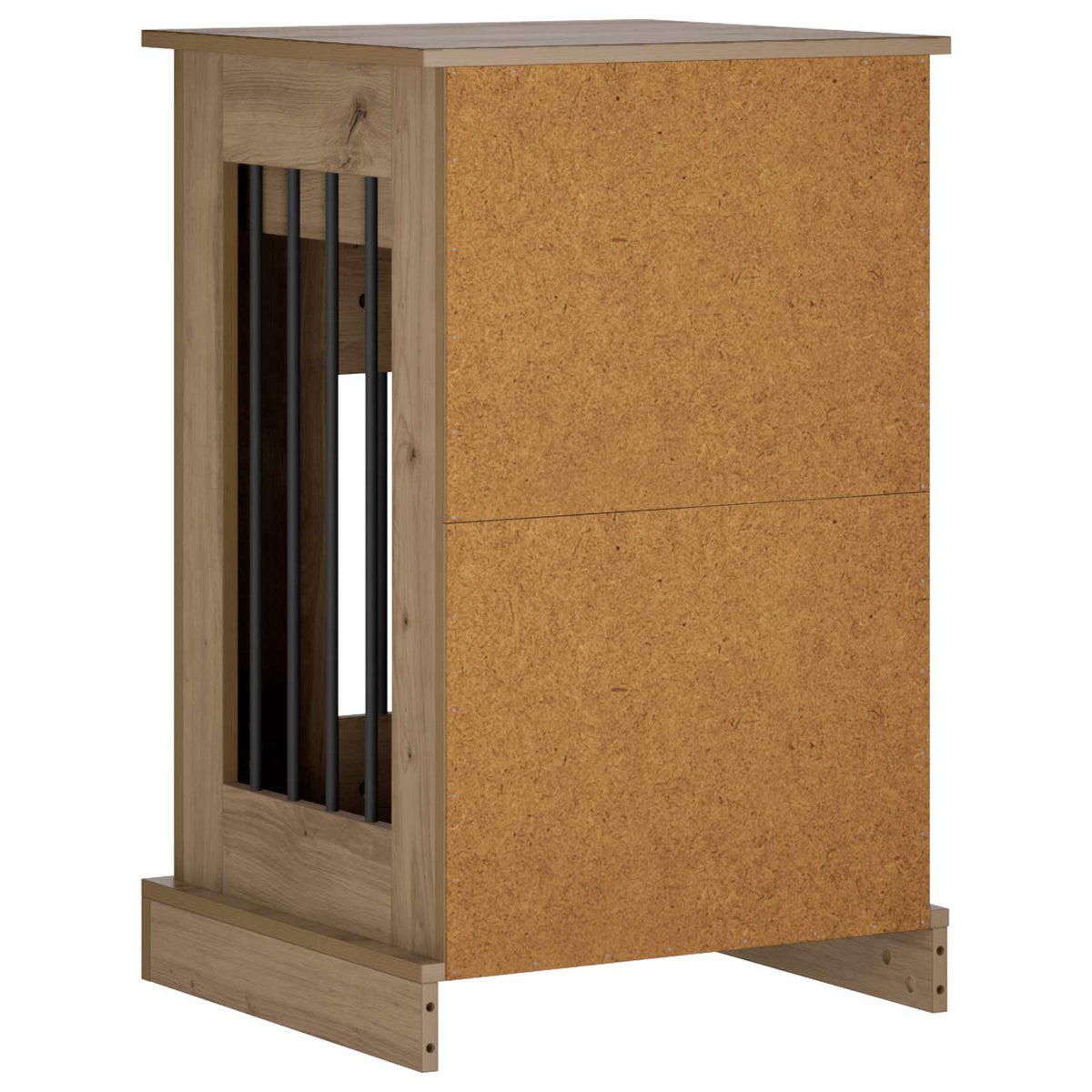Hundekasse møbel Artisan-eg 50 x 47,5 x 80 cm Konstrueret træ