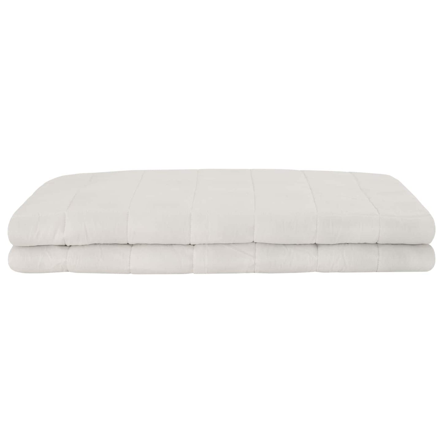 Vægtet tæppe Hvid 138 x 200 cm 10 kg 100% Bomuld 205T