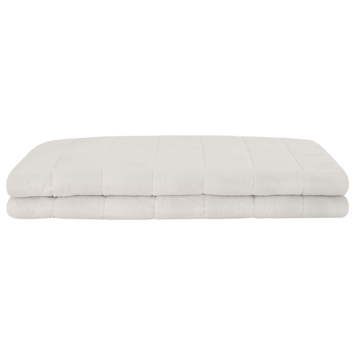 Vægtet tæppe Hvid 150 x 200 cm 7 kg 100% Bomuld 205T