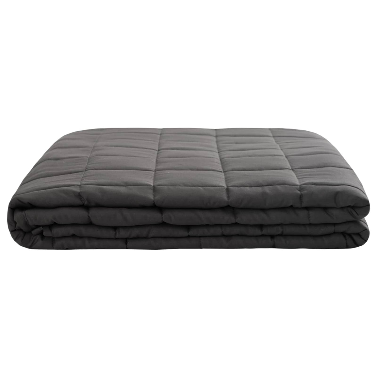 Vægtet tæppe Antracit 155 x 220 cm 7 kg 100% Bomuld 205T