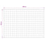 Vægtet tæppe Hvid 138 x 200 cm 10 kg 100% Bomuld 205T