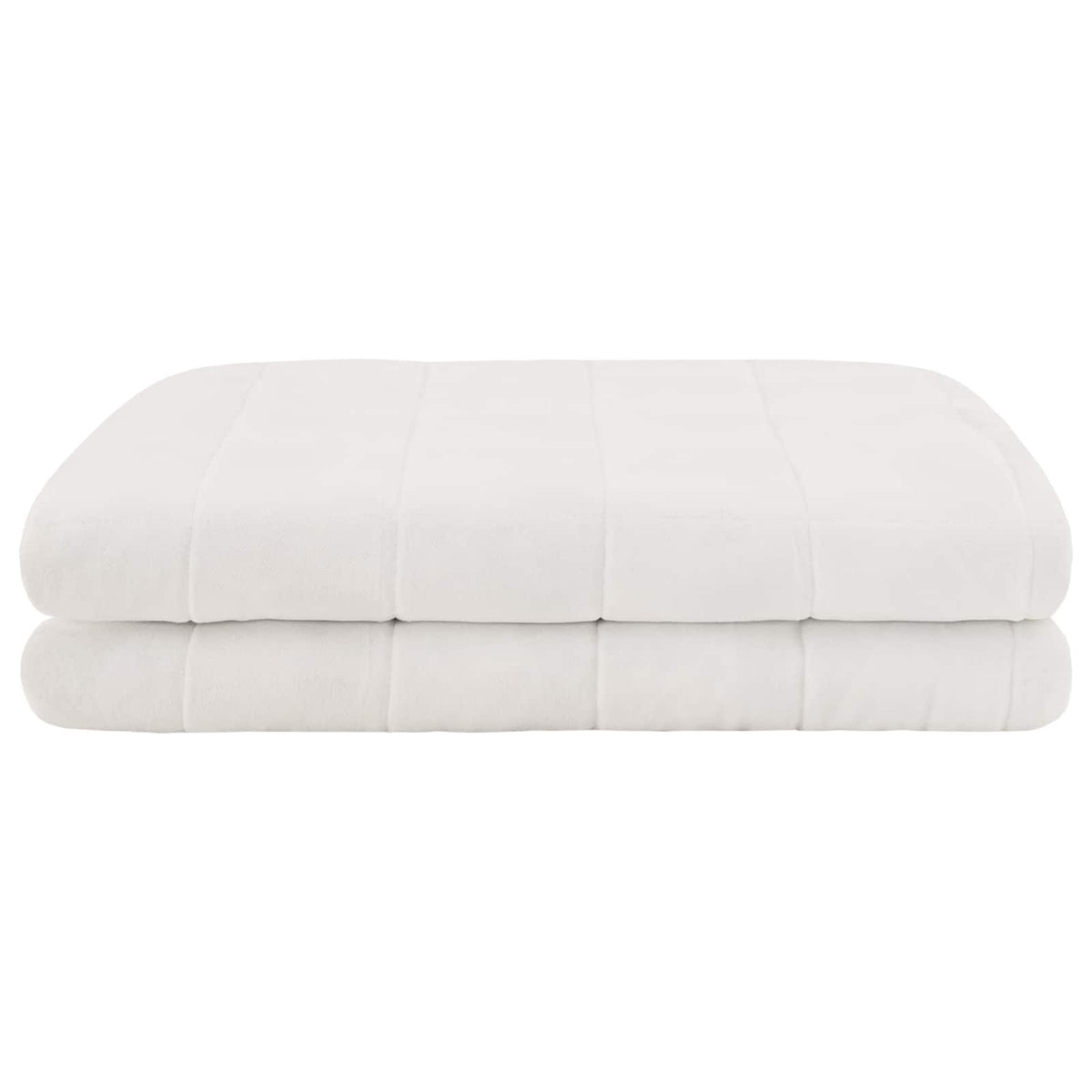 Vægtet tæppe Hvid 200 x 225 cm 9 kg 100% Bomuld 205T