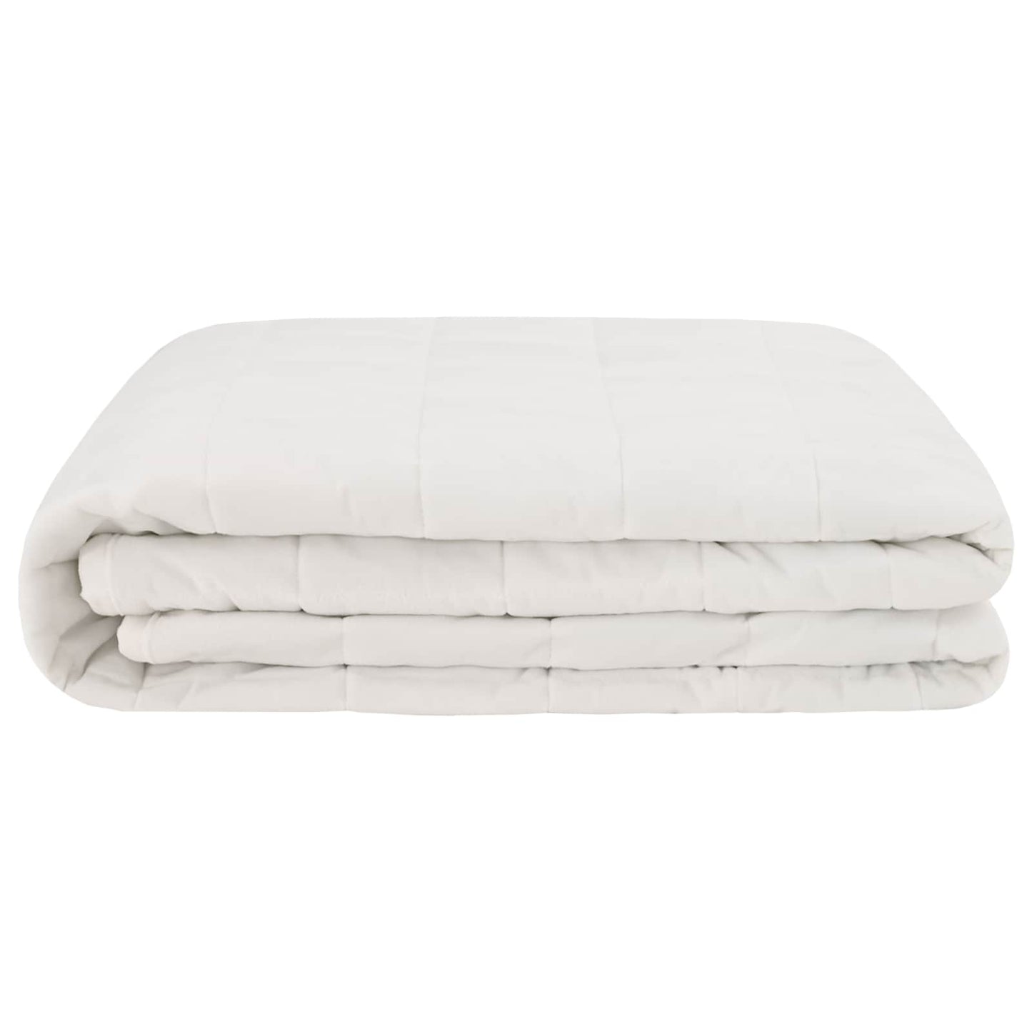 Vægtet tæppe Hvid 220 x 260 cm 15 kg 100% Bomuld 205T