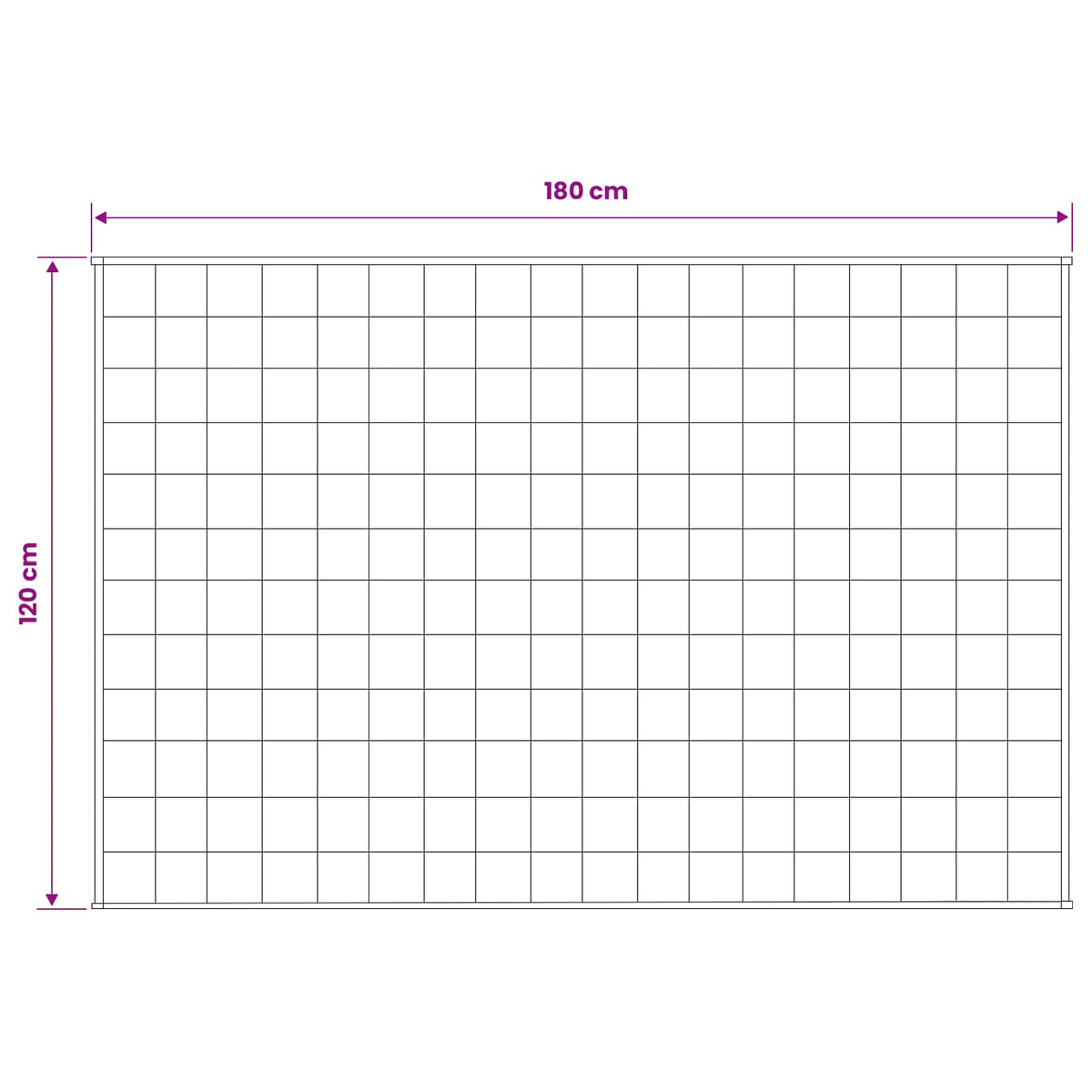 Vægtet tæppe Antracit 120 x 180 cm 5 kg 100% Bomuld 205T