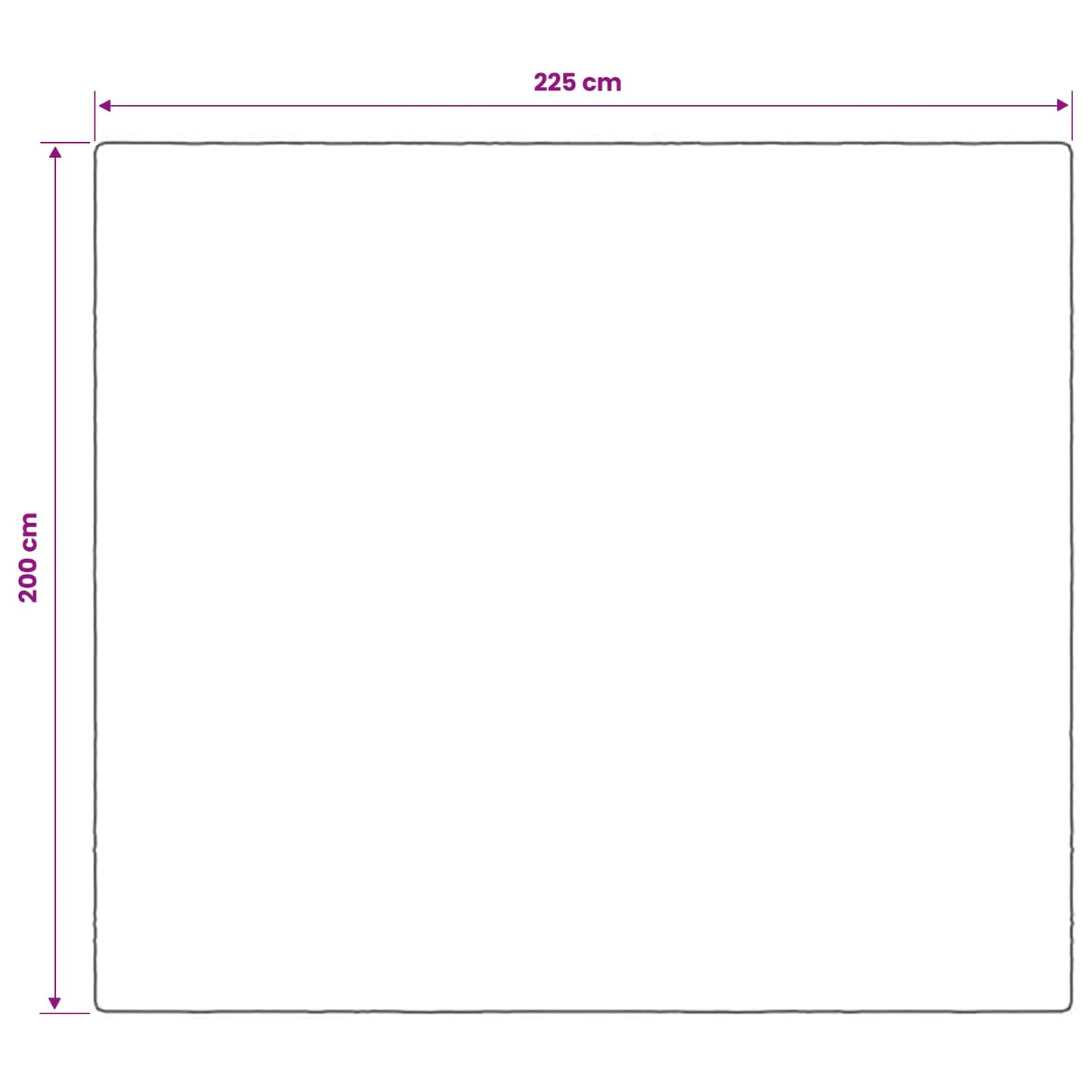 Vægtet tæppe Hvid 200 x 225 cm 9 kg 100% Bomuld 205T