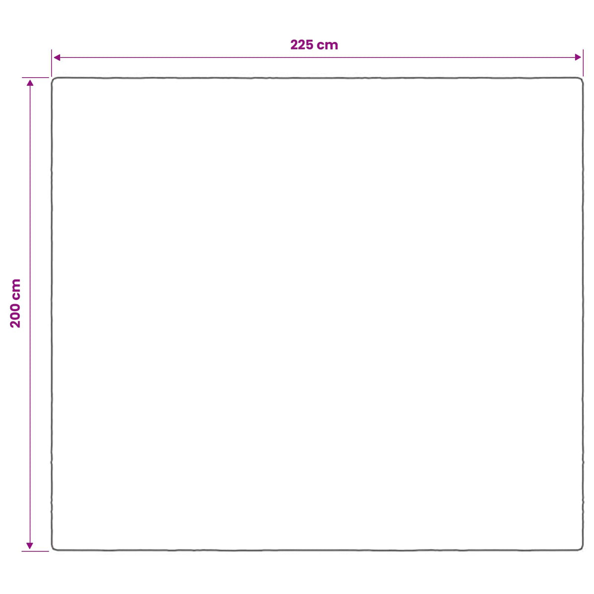 Vægtet tæppe Hvid 200 x 225 cm 13 kg 100% Bomuld 205T